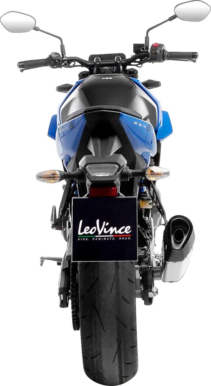Leovince Footpeg Hardware Kit For Suzuki GSX-8R 800 23-24 Black Stainless Steel 80050