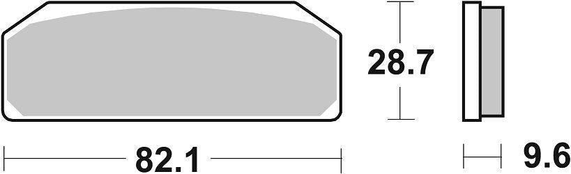 Sbs DS Racing Dual Sintered Brake Pads For BMW S 1000 HP4 Race 2018 845DS-2