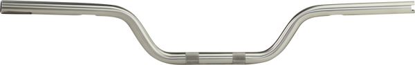 Arlen Ness Moto Handlebar Raw Stainless Steel  Silver 76CM Width 520-042