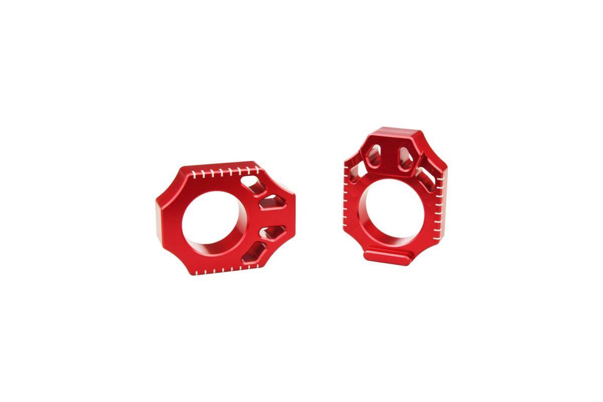 Scar Racing Axle Blocks For Honda CRF 250 R 2002-2027 Anodized Red AB201