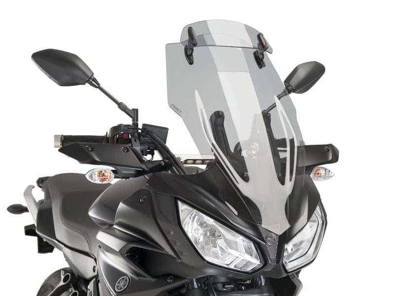 PUIG Touring Screen w/ Extender Light Smoke for Yamaha MT-07 Tracer/Tracer 700/GT 16-19 9213H
