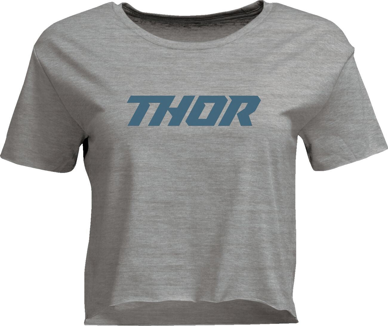 THOR Women's Corp Crop T-Shirt HEATHER GRAY 2025 Model