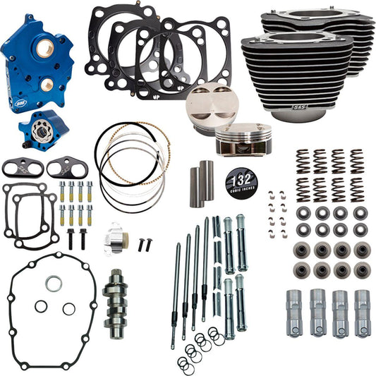 S&S Cycle 132" Power Package For M8 For Harley FLHTCUTG 1868 2017-2025 310-1229C