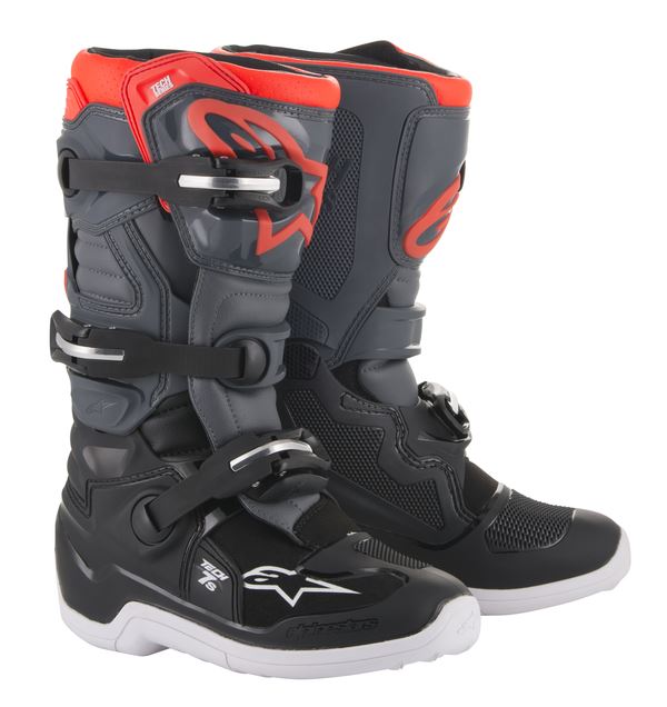 Alpinestars Youth Tech 7s Mx Boots Red Black White