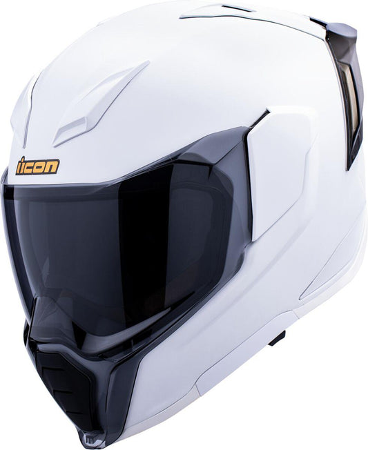 ICON Ultraflite White Motorcycle Helmet