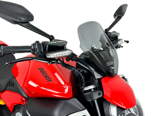 WRS Windscreen Sport Ducati Diavel V4 Dark Smoke Du030fs