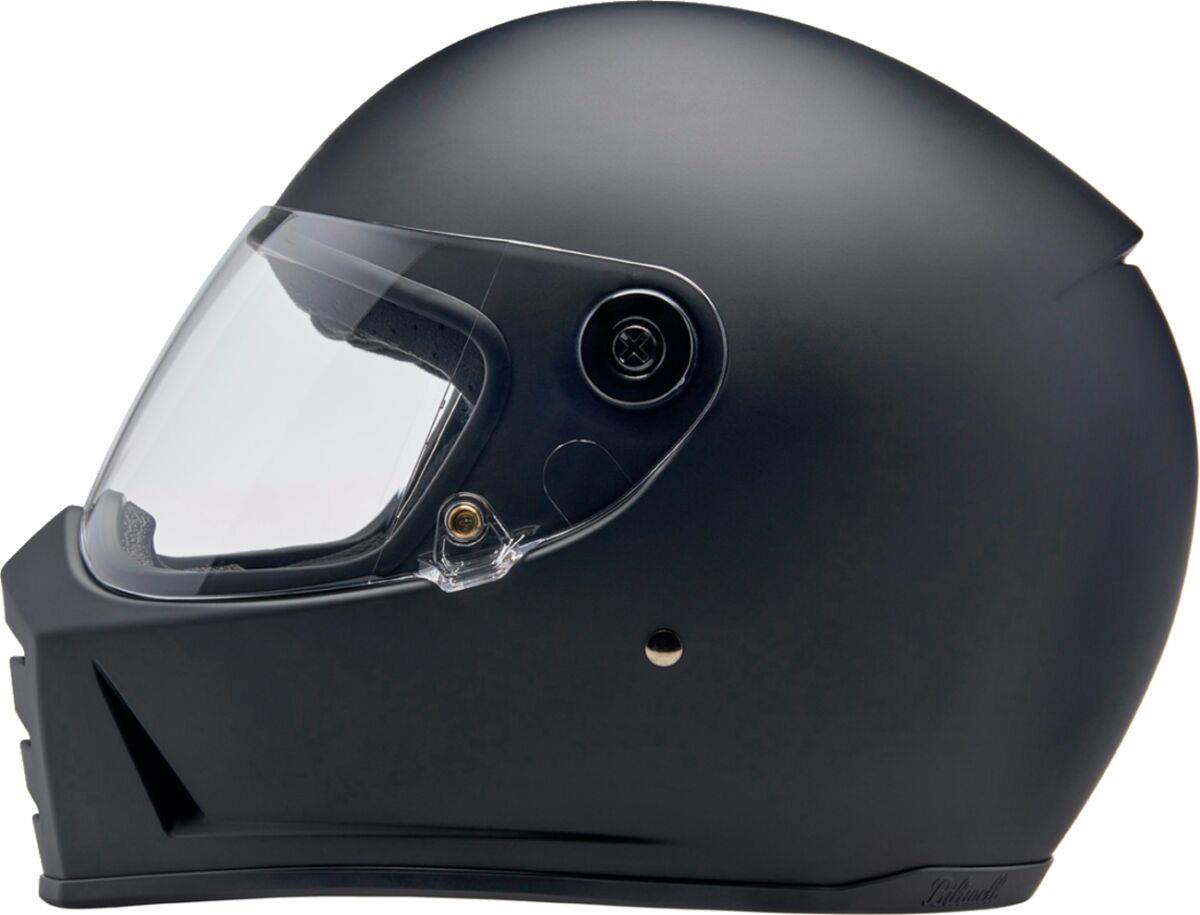 BILTWELL Lane Splitter Flat Black Motorcycle Helmet