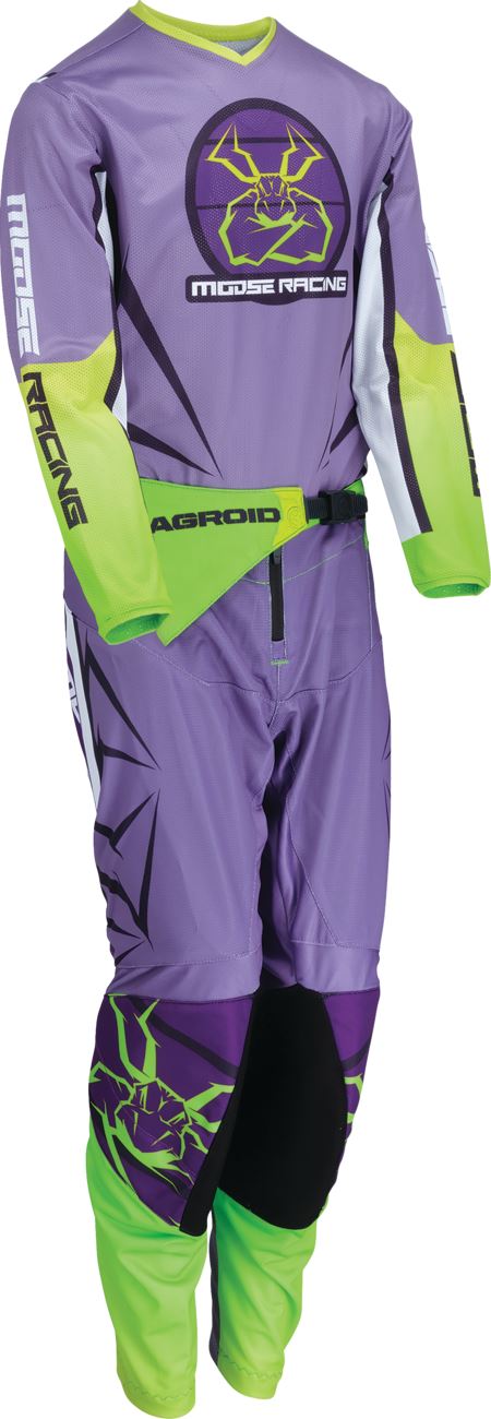 Moose Racing Soft-Goods Jersey Youth Agroid Purple/White 24 Model