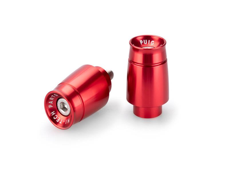 PUIG Speed Bar Ends Red for Yamaha MT-07 Tracer/7/7 GT/700/700 GT 16-25 21449R