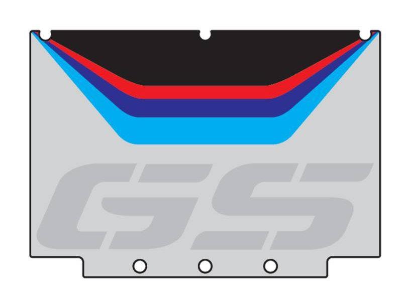 PUIG Side Case Stickers / Decals Black for BMW R1200 GS Adventure 06-18 20217N
