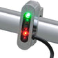 Daytona Chrome Waterproof Clamp Mount 25-40mm Micro Indicator Light 86532
