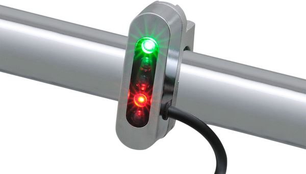 Daytona Chrome Waterproof Clamp Mount 25-40mm Micro Indicator Light 86532