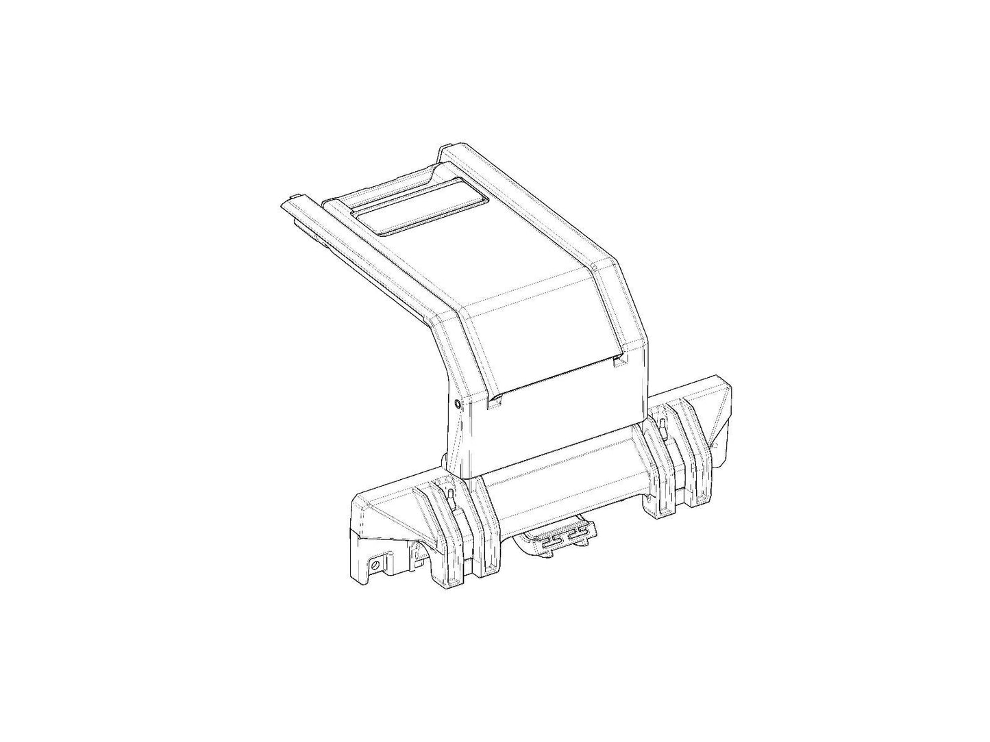 SHAD TR47 Pannier Lower Lock System D1TR47MIR