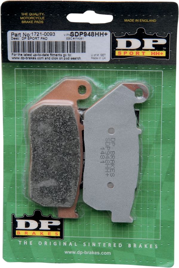 Dp Brakes SDP Sport Brake Pads For Ducati Diavel V4 1200 2007-2026 SDP978HH+