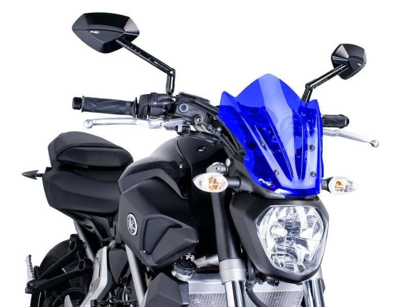 PUIG New Generation Sport Screen Blue for Yamaha MT-07 14-27 7015A