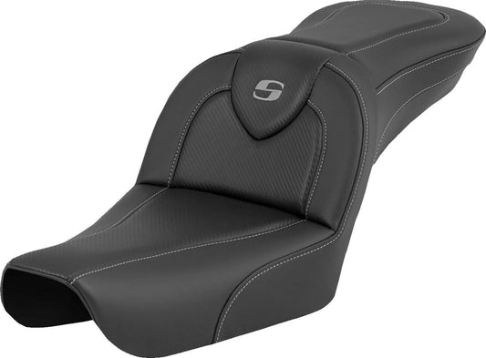 Saddlemen RoadSofa Seat CF Black For Harley Davidson FXDWG 1450 04-05 804-05-185