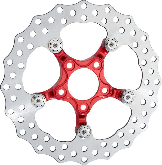 Arlen Ness Spider Rotor Red 11.5 420 High-Carbon Stainless Steel 300-068