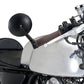 Daytona Bar End Mirror Aluminum Ø30mm Clamp Side View Long Design 89814