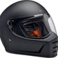 BILTWELL Lane Splitter Flat Black Motorcycle Helmet