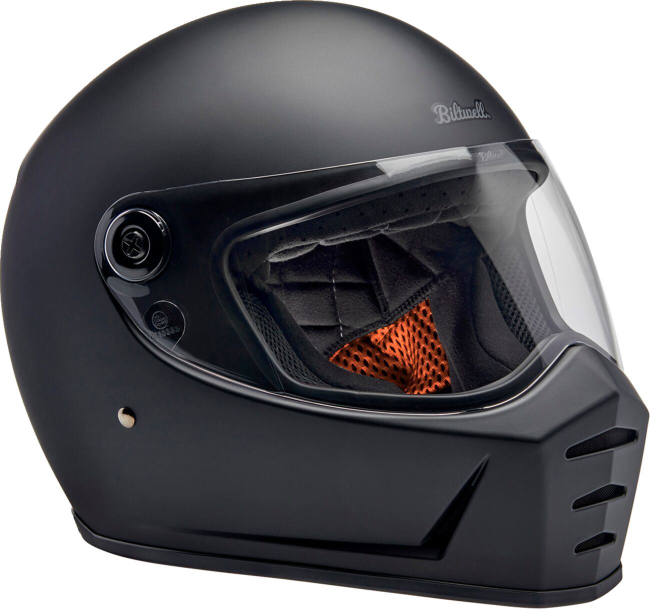 BILTWELL Lane Splitter Flat Black Motorcycle Helmet