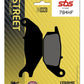 Sbs HF Street Ceramic Organic Brake Pads For Honda ST 125 2004-2026 784HF
