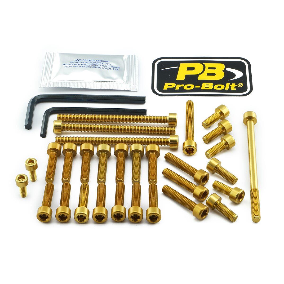 Pro Bolt Aluminium Engine Bolt Kit For Ducati Monster 696 2008-2014 EDU034G
