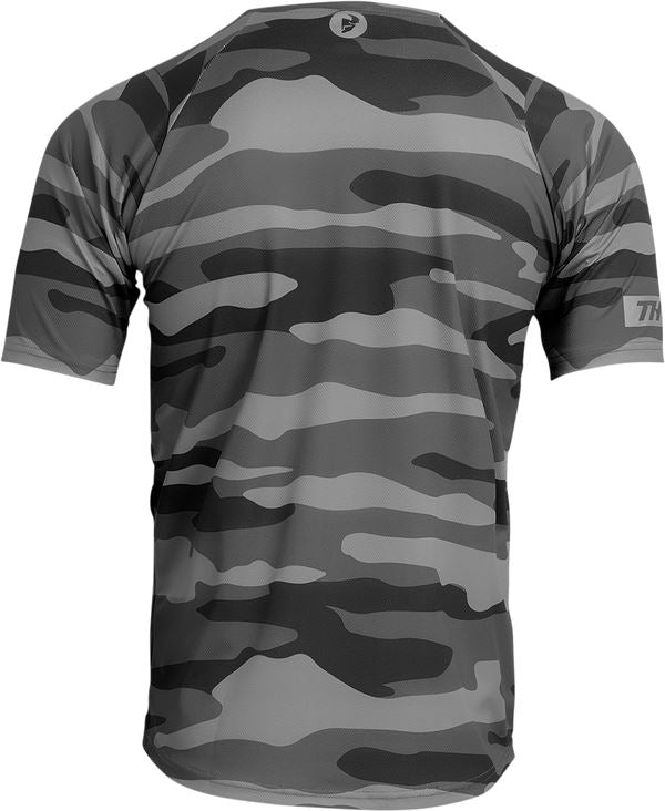 THOR Assist MX Motorcross Jersey Camo Gray 2023 Model
