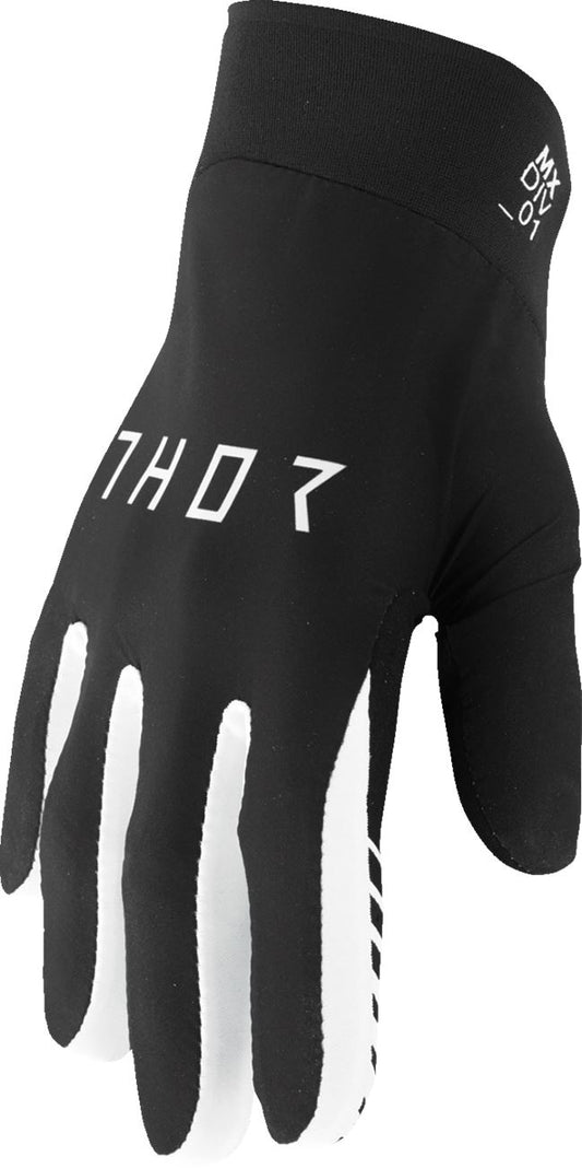 Thor Glove Agile Solid Black/White