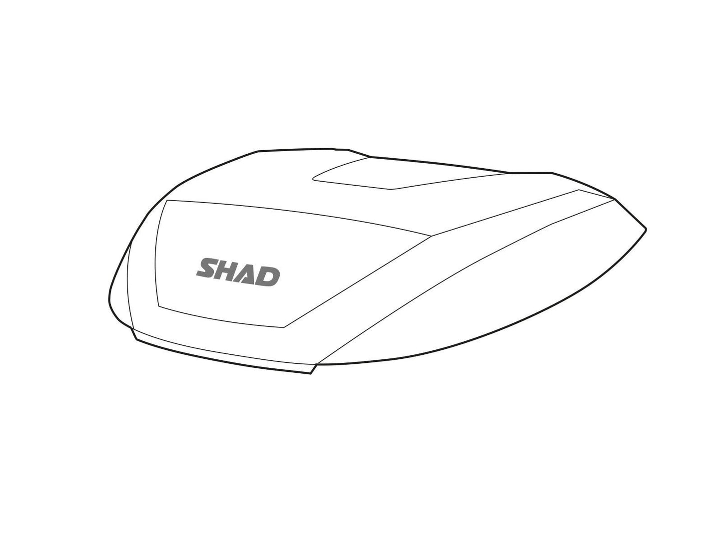 SHAD SH59X Replacement Aluminium Lid D1B59T0R