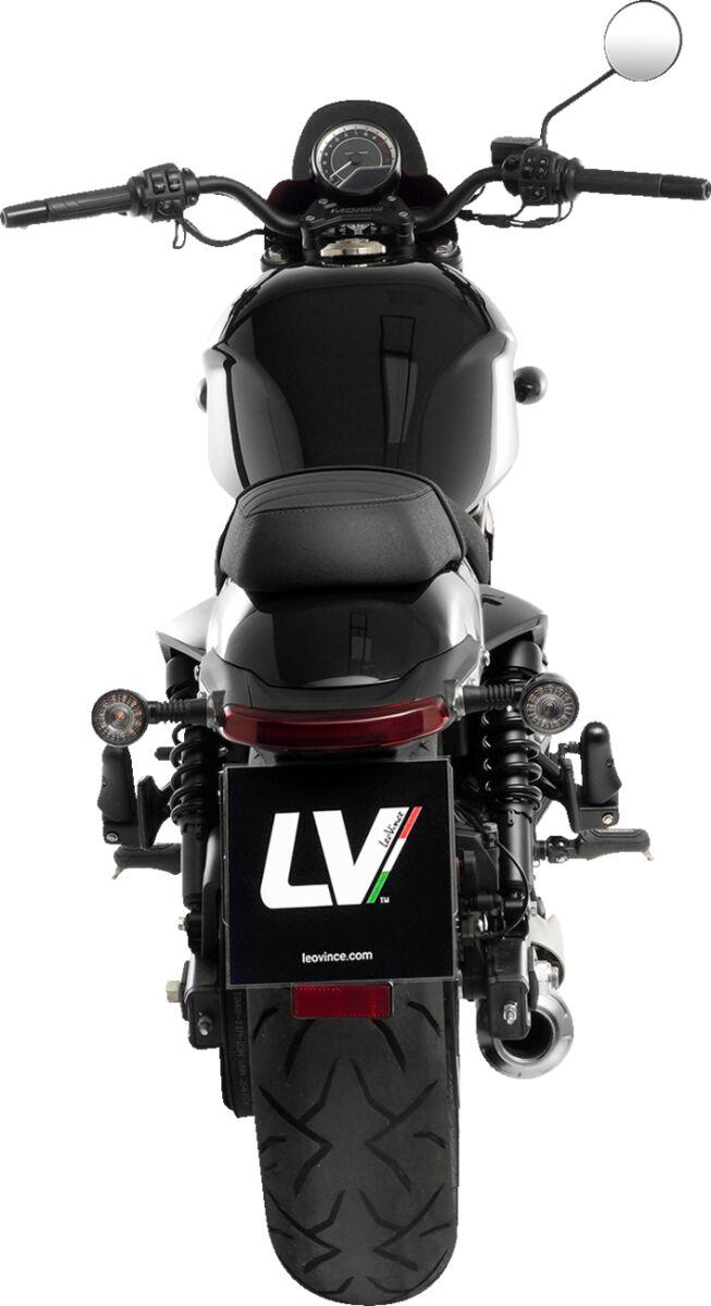 Leovince Slip-On Muffler For Moto Morini Calibro Bagger 700 2024-2026 15012BU
