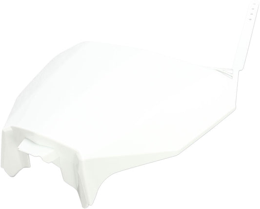 UFO FRONT NUMBER PLATE HONDA CRF450R/RX WHITE HO04686-041