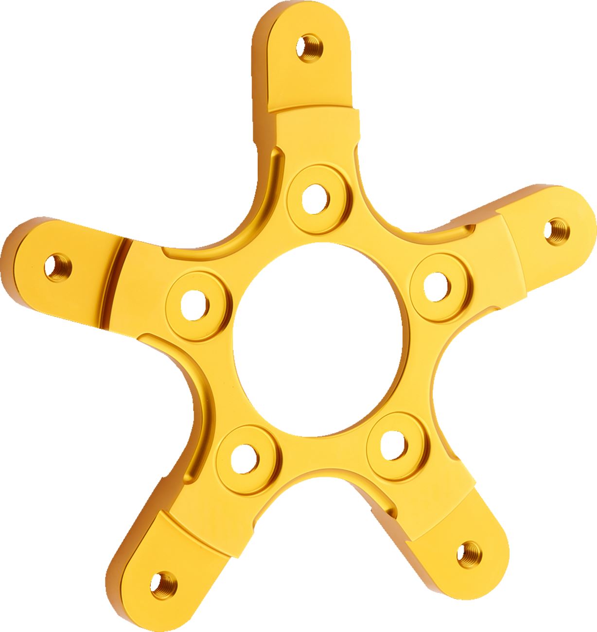 Arlen Ness Brake Rotor Mount Aluminum Gold Wheel Kit 33-105
