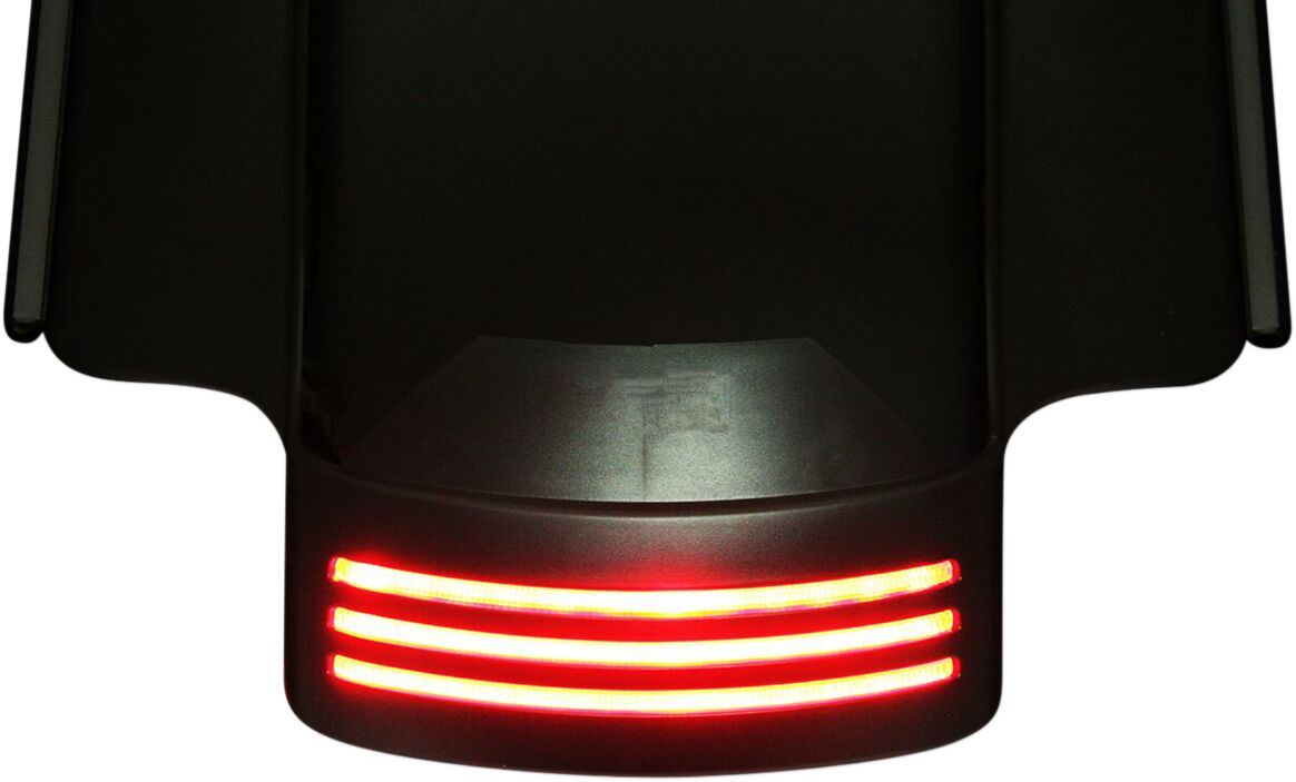 Custom Dynamics LED TriBar Taillight Harley FLHX 06-09 Red Lens PB-TRI-1-RED