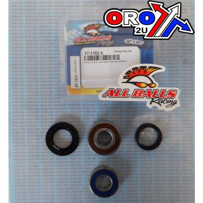 Honda CR250R 89 CR500R Rear Wheel Bearing Kit (NEW PRODUCT)