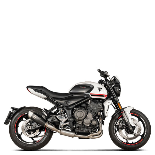 Akrapovic Racing Line Exhaust System SS/TI For Triumph Trident 660 21-24 S-T6R1-CQTBL