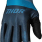 THOR Assist React MX Motorcross Gloves Teal/Midnight 2023 Model