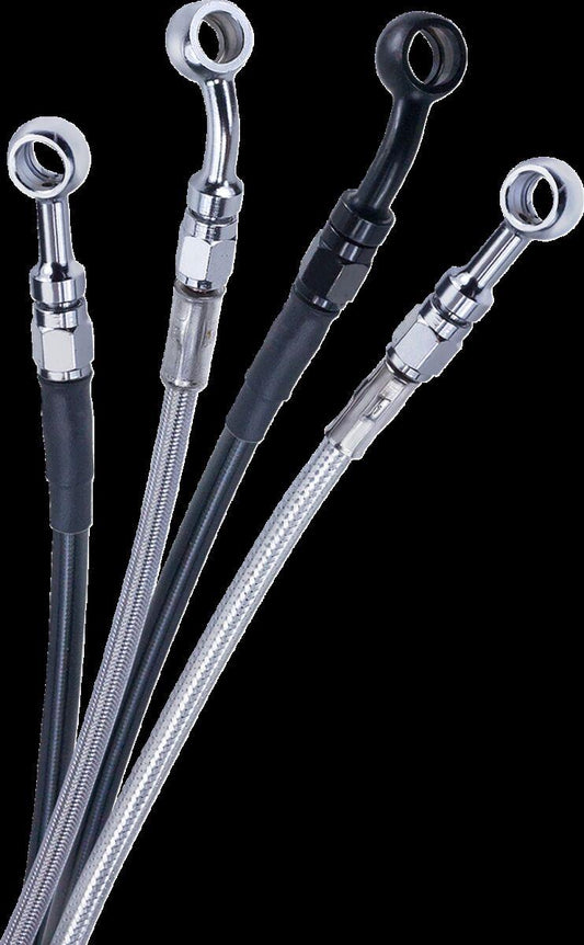 Barnett Upper Brake Line For Harley FLHXSE 1977 2023-2024 Black 251-30-51134-8