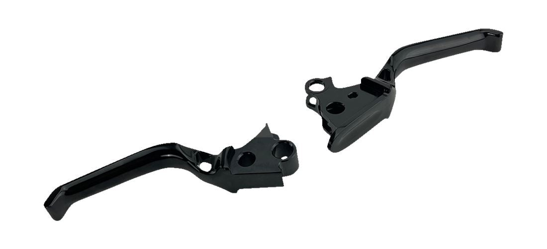 Arlen Ness Method Lever Set Black Aluminum For HD FLSTFBS 1800 15-17 530-015