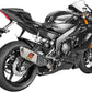 Akrapovic Racing Line Exhaust System Silver CF For Yamaha YZF-R6 600 06-25 S-Y6R9-APT