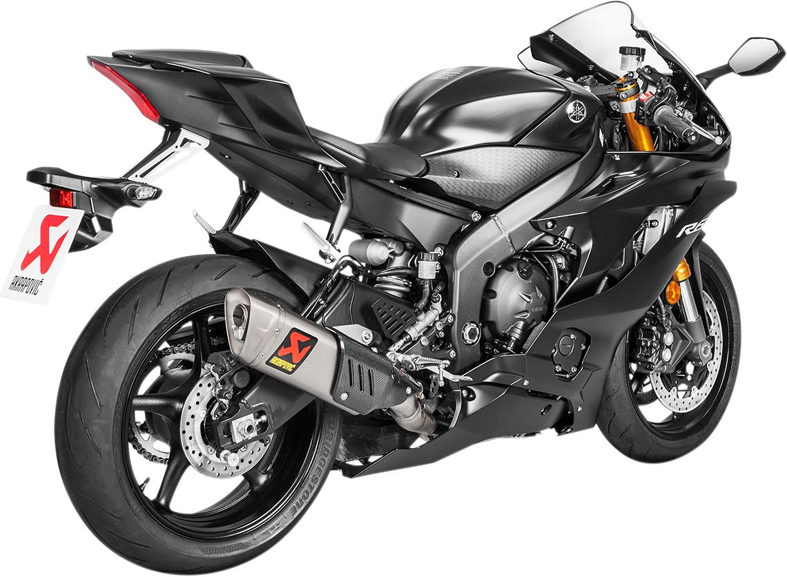 Akrapovic Racing Line Exhaust System Silver CF For Yamaha YZF-R6 600 06-25 S-Y6R9-APT