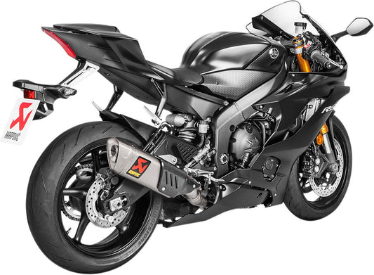 Akrapovic Racing Line Exhaust System Silver CF For Yamaha YZF-R6 600 06-25 S-Y6R9-APT