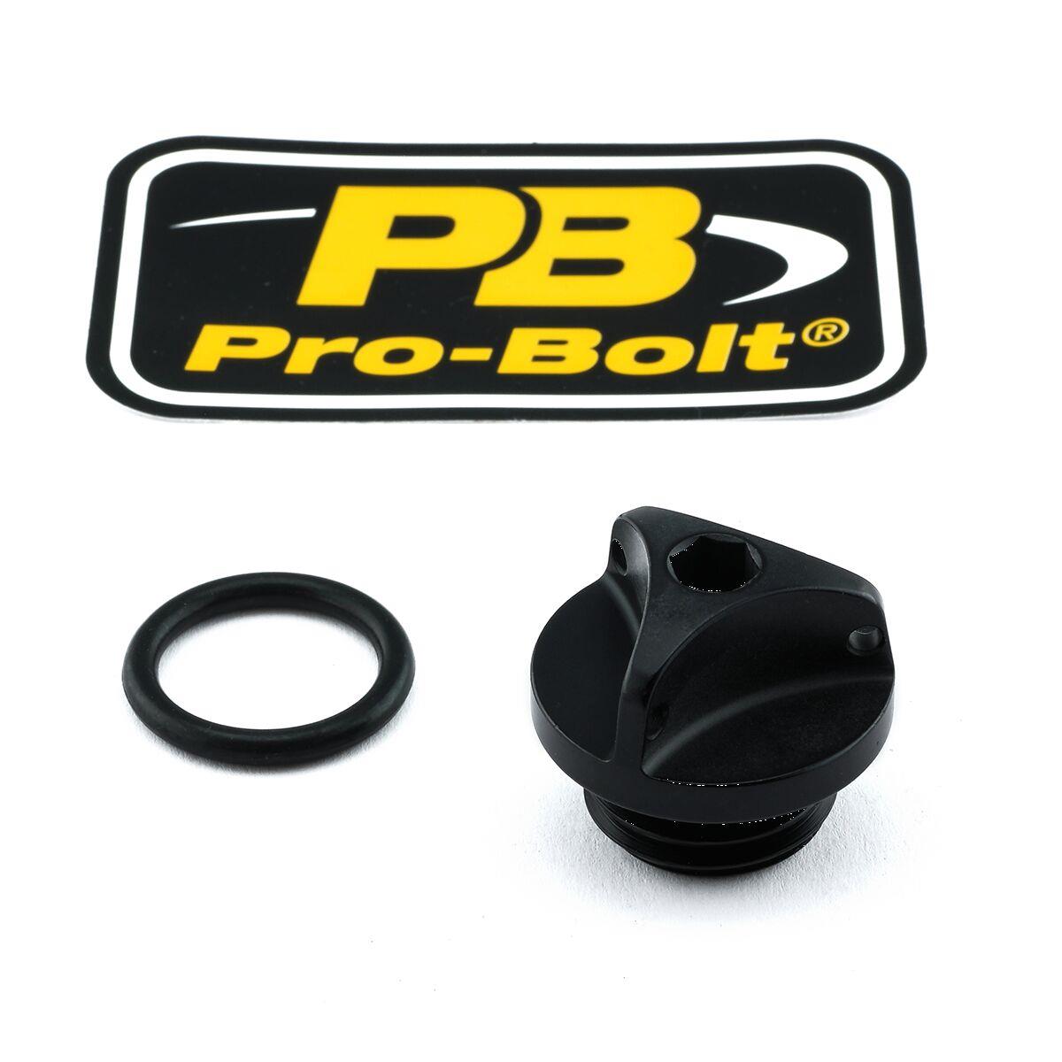 Pro Bolt Aluminium Oil Filler Caps For Honda MSX 125 1993-2026 OFCH10BK