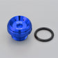 Daytona Bullet Oil Filler Cap M24xP3.0 Blue Aluminum O-ring Included 98406