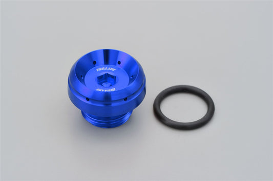 Daytona Bullet Oil Filler Cap M24xP3.0 Blue Aluminum O-ring Included 98406