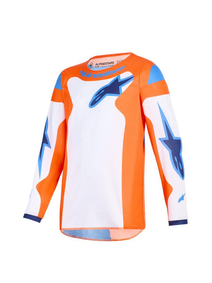 ALPINESTARS Youth Fluid Grid Jersey ORAN/BLUE 2025 Model
