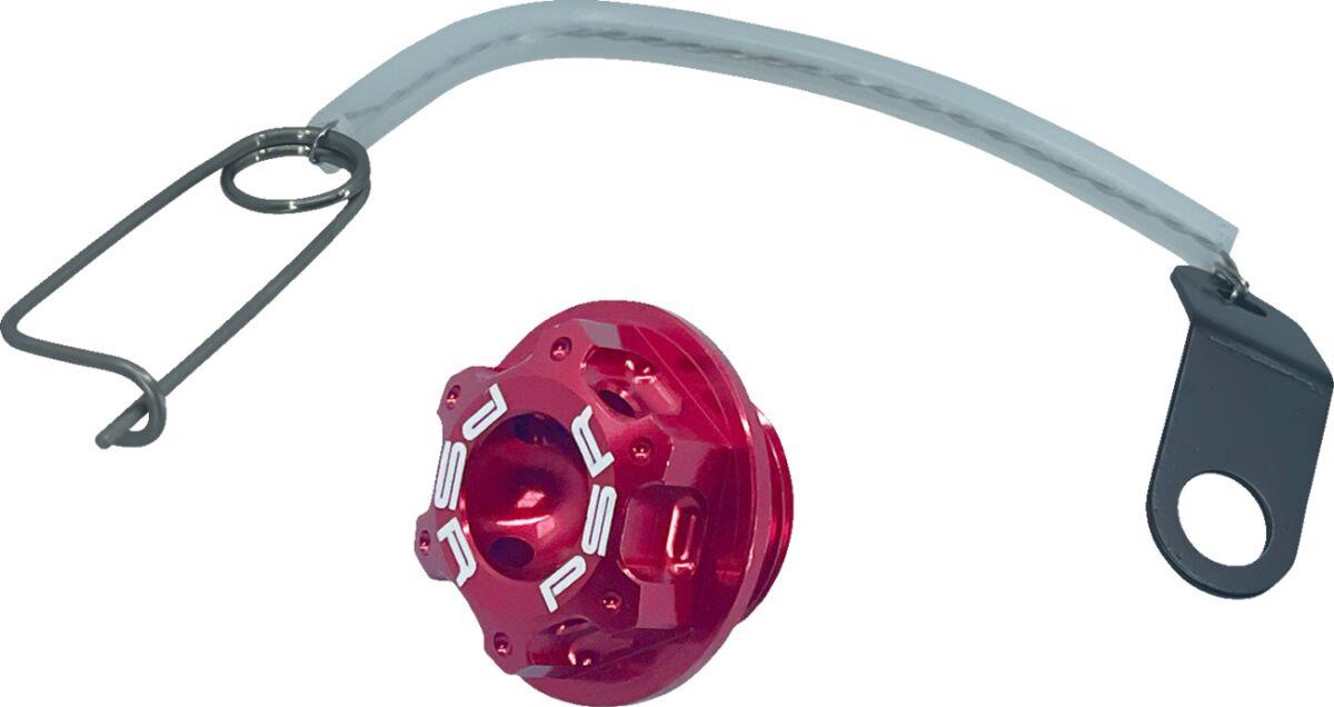 Psr Oil Filler Cap Kit For Suzuki GSX-R 600 1988-2026 Red Anodized 00-01310-24