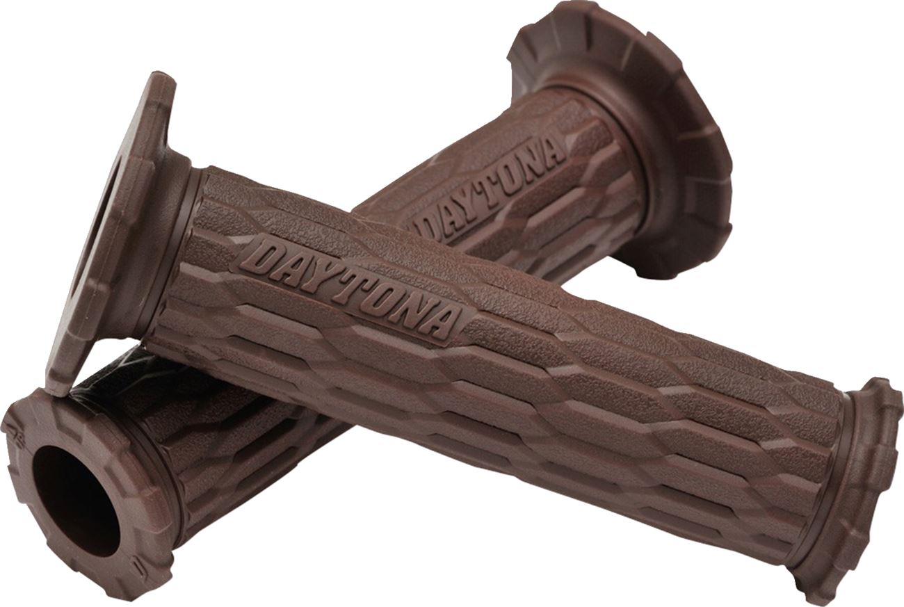 Daytona GRIPPYGRIP GGD-Ami Grips Brown 7/8 Handlebar Open Ends Pair 88570