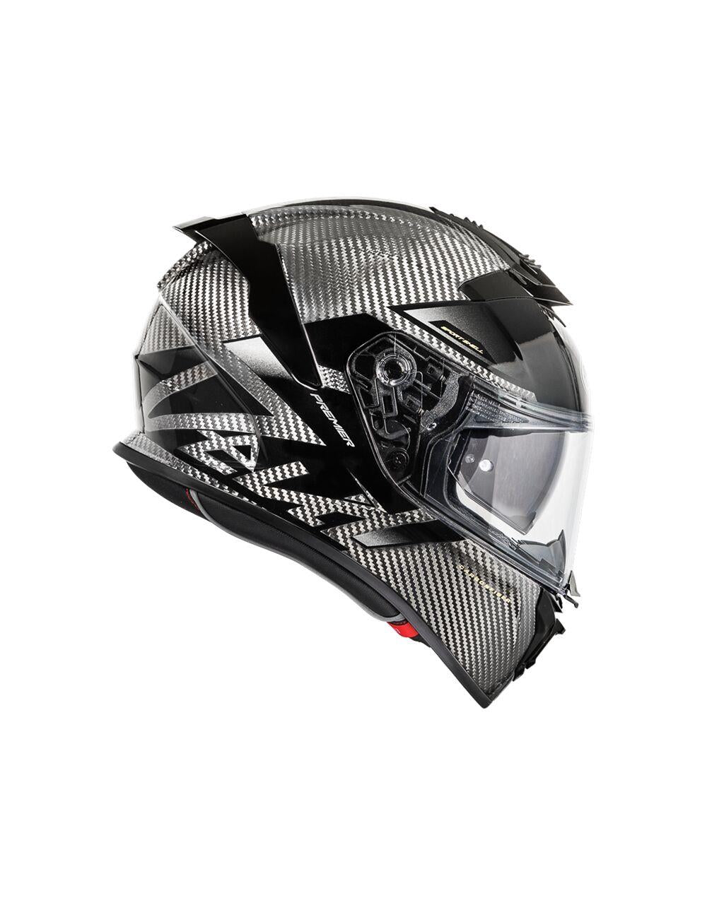 PREMIER HELMETS Devil Carbon Gray Motorcycle Helmet
