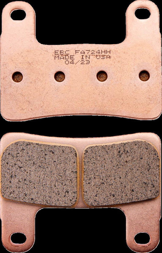 Ebc Sintered "HH" Brake Pads For BMW R 1250 GS 2018-2024 Copper Alloy FA724HH