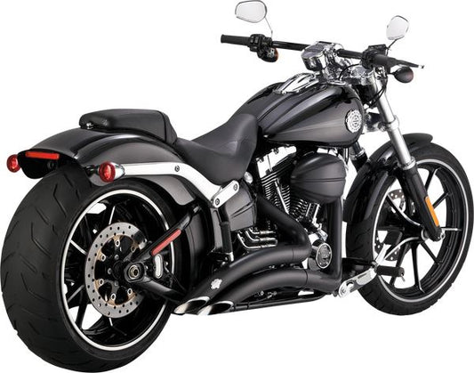 Vance & Hines Big Radius Exhaust System For Harley Davidson FXSB 1690 13-17 46365